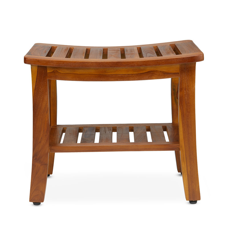 TeakCraft 21" W Teak Shower Bench & Reviews | Wayfair